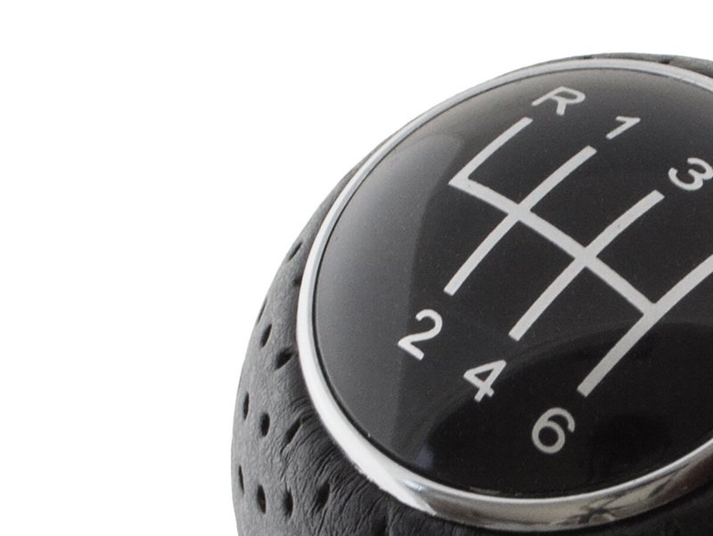 Audi A4 B6 00-04 Gear shift knob BLACK 6 Gears + Lever Gaiter BLACK S-Line