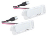 Ford C-MAX II Fiesta Mk7 Focus Mk2 FL Galaxy II Kuga Mondeo Mk4 S-MAX Licence plate light / lamp LED 2 pcs set
