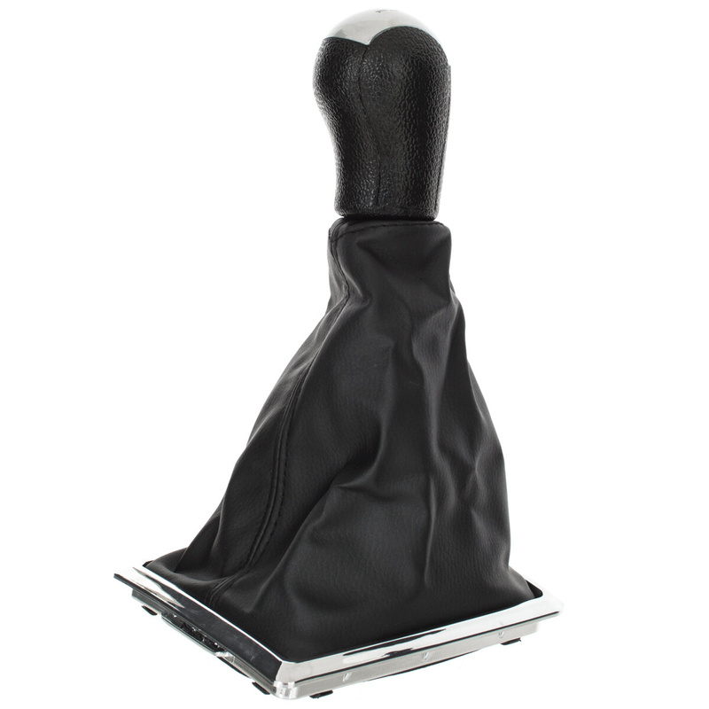 Ford Focus Mk2 04-08 Gear shift knob SILVER + Lever Gaiter with frame CHROM 5 Gear