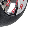 Renault Megane II 02-09 Gear shift knob CHROM, RED SCHEME
