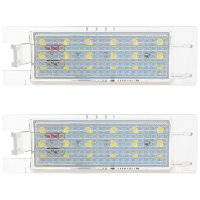 Vauxhall / Opel Astra III H Corsa D Insignia Zafira B Licence plate light / lamp LED 2 pcs set