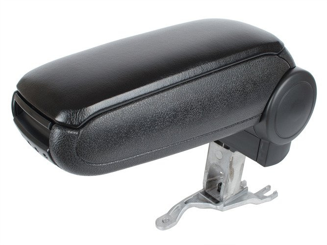 Audi A4 B6 00-04 armrest set BLACK EKOLEATHER + mounting kit