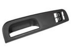 VW Bora 98-05 Door handle / grip BLACK front Left (Two windows)