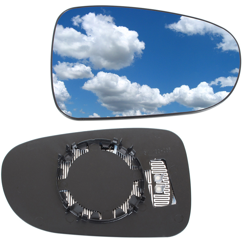 VW Sharan 95-98 Mirror glass / mirror insert Heated Right