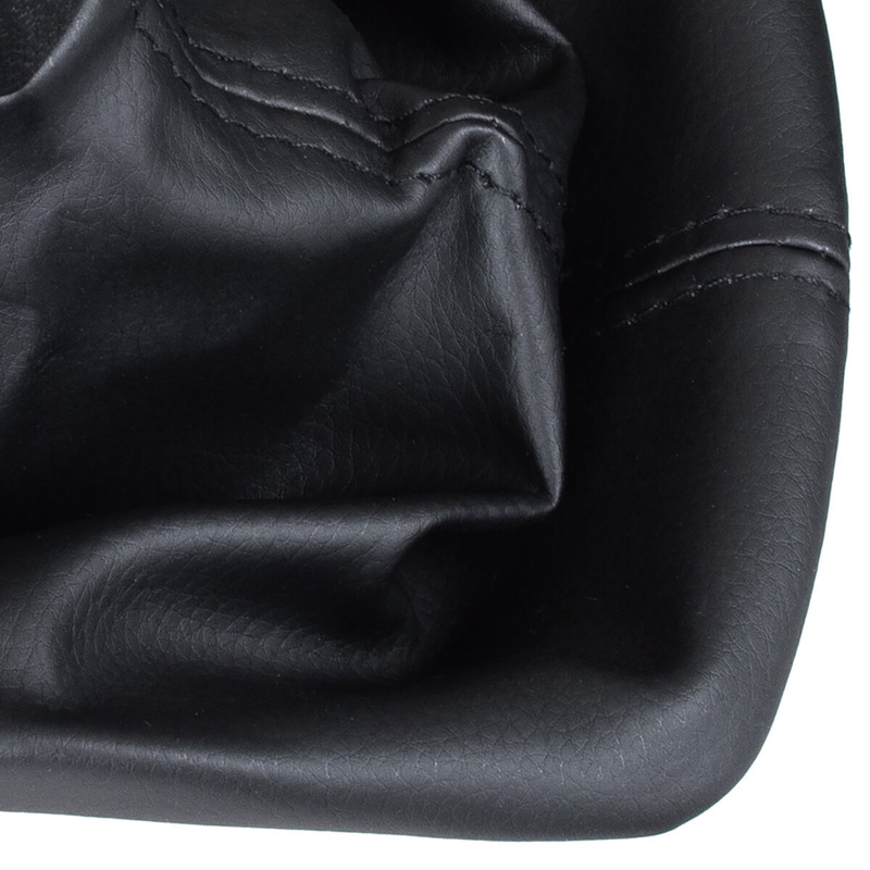 Skoda Octavia II 2004- Gear shift knob + Lever Gaiter with frame BLACK 5 Gear