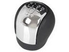 Vauxhall / Opel Signum 03-08 Gear shift knob 5 Gear EKOLEATHER + CHROM bieg wsteczny na GÓRZE