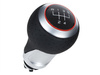 Audi A3 8L 96-03 Gear shift knob S-LINE BLACK + SILVER 5 Gear (R na górze)