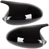 BMW 3 E90 E91 E92 E93 05-09 nakładka lusterka BLACK GLOSSY lewa + prawa 2 szt. KPL