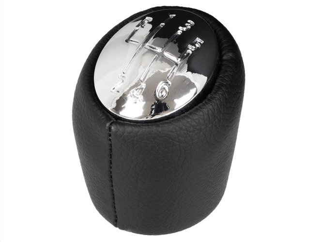 Renault Vel Satis 2002- Gear shift knob 6 Gears BLACK + CHROM