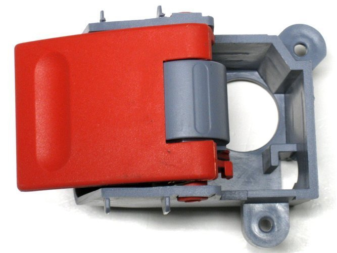 VW LT 95-06 klamka wewnętrzna przednia CZERWONA prawa