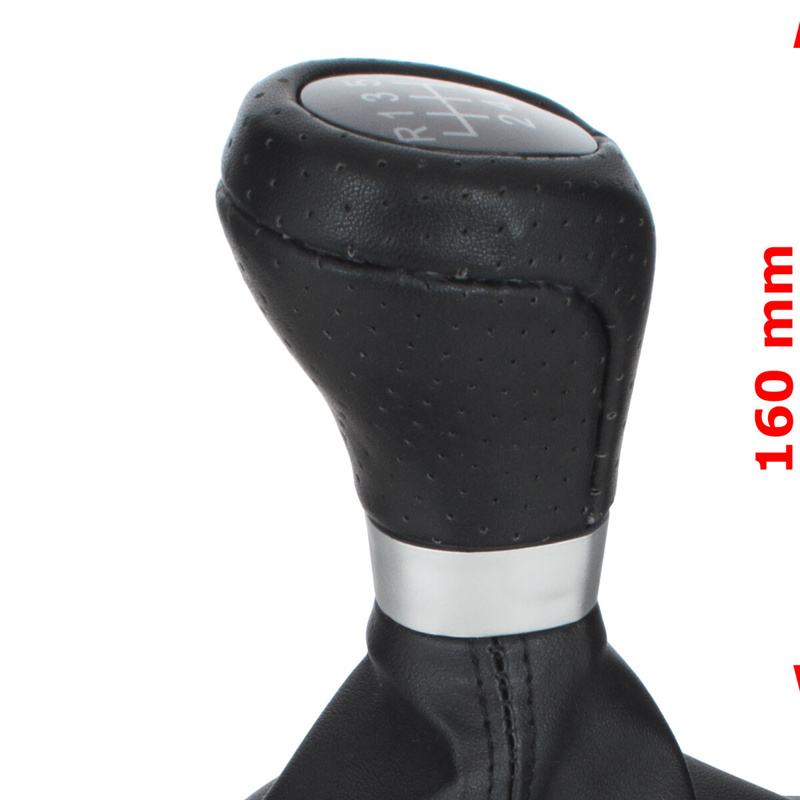 BMW 1 E81 07-11 Gear shift knob BLACK 6 Gears + Lever cover / gaiter