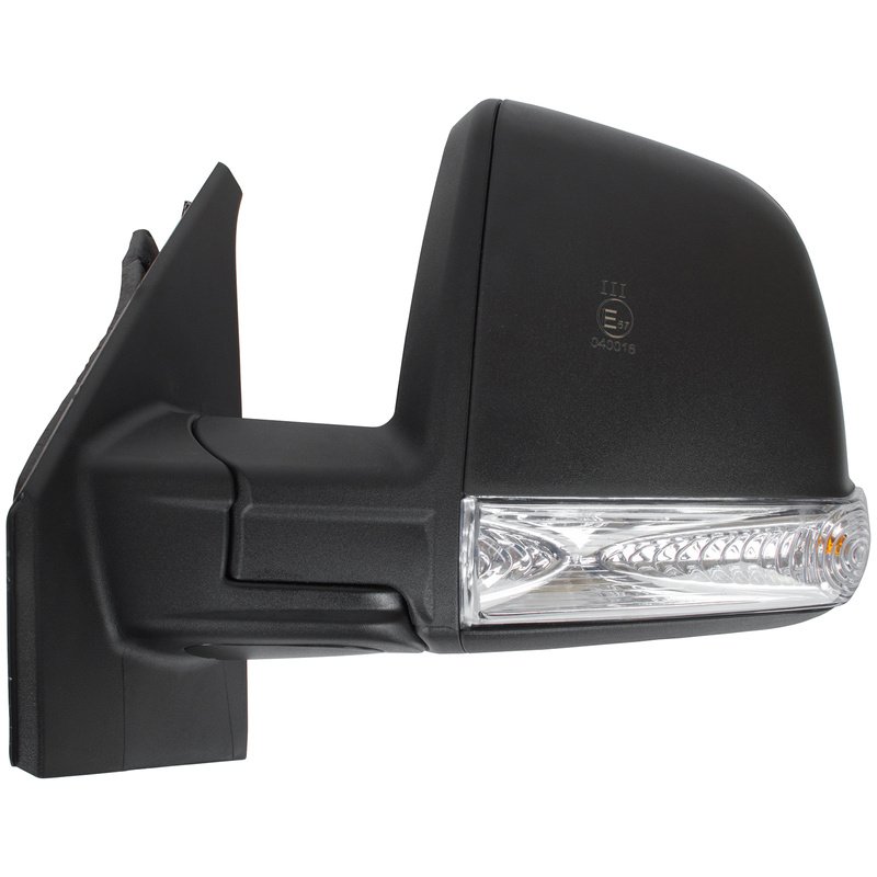 Opel Combo 2012- lusterko zewnętrzne ELEKTRYCZNE OGRZEWANE czarne BEZ CZUJNIKA lewe