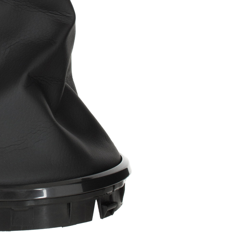 SKODA ROOMSTER 07- / 2007- Gear / gearbox knob BLACK 5+R + Lever Gaiter WITH FRAME