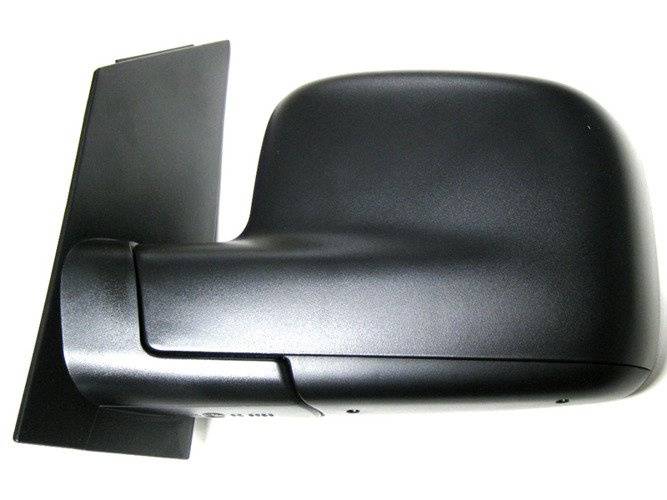 VW Caddy 04- Wing mirror (mechanical adjustment) Black Left