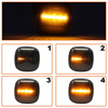 Audi A3 8L A4 B5 A8 D2 kierunkowskaz boczny LED DYMIONY DYNAMICZNY 2 szt.