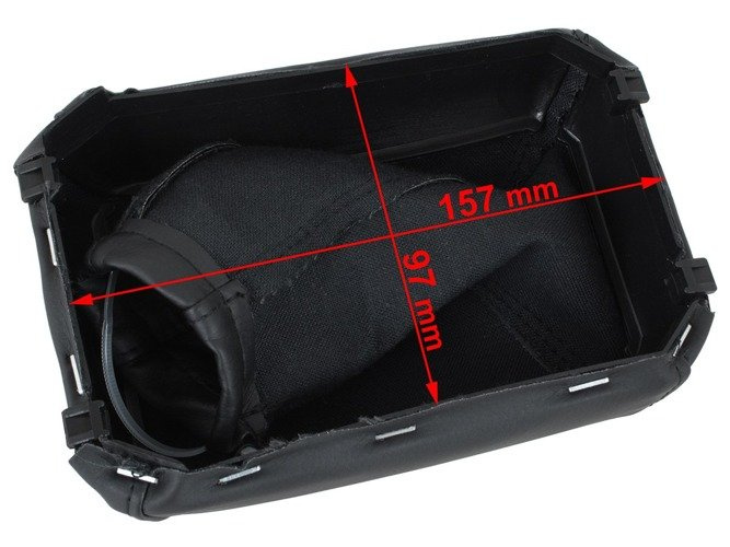 Opel Kadett 84-93 Gear Shift Lever Cover / Gear stick gaiter black + frame